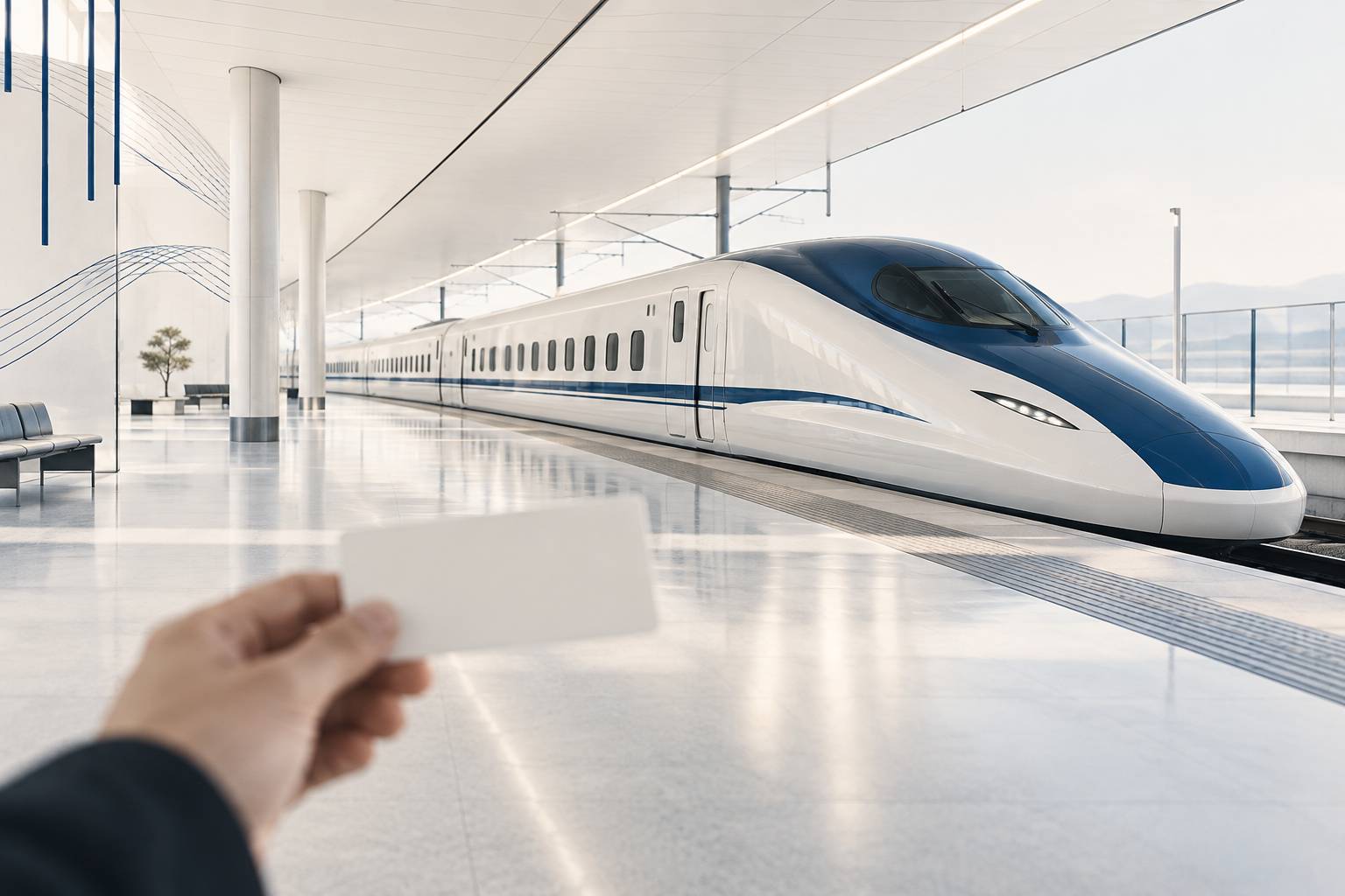 Illustration éditoriale du sujet : Comment réserver facilement un billet pour le shinkansen en 2026