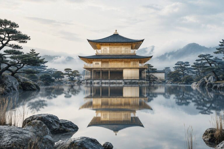 Découvrir le kinkaku-ji pavillon d&rsquo;or, joyau historique de kyoto